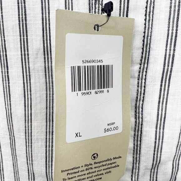 Dockers Regular Fit Washed Poplin Shirt Long Sleeve Button Down NWT - Picture 6 of 7